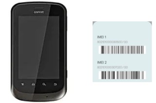 Come vedere il codice IMEI su GSmart G1342 Houston