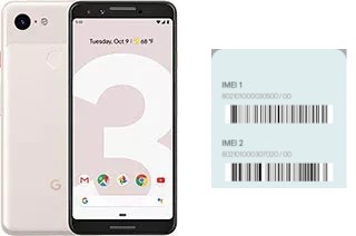 Come vedere il codice IMEI su Pixel 3