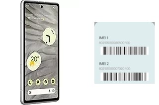 Come vedere il codice IMEI su Pixel 7a