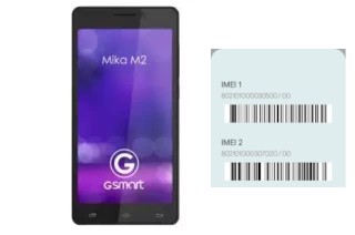 Come vedere il codice IMEI su GSmart Mika M2