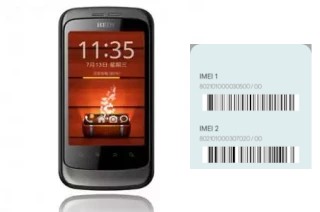 Come vedere il codice IMEI su HEDY H701