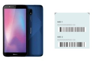 Come vedere il codice IMEI su HiSense E20