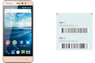 Come vedere il codice IMEI su HiSense F10