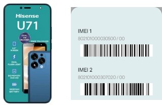 Come vedere il codice IMEI su HiSense U71