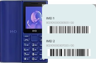 Come vedere il codice IMEI su HMD 105