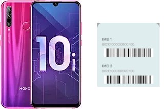 Come vedere il codice IMEI su Honor 10i