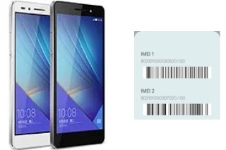 Come vedere il codice IMEI su Honor 7