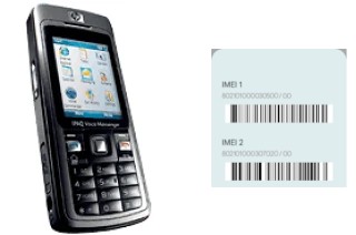 Come vedere il codice IMEI su iPAQ 514