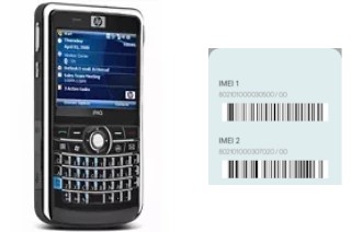 Come vedere il codice IMEI su iPAQ 910c