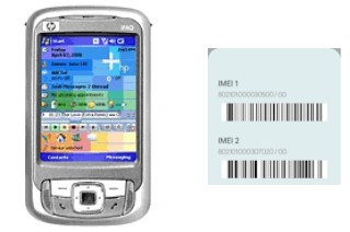 Come vedere il codice IMEI su iPAQ rw6818