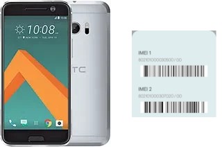 Come vedere il codice IMEI su HTC 10