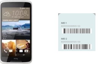 Come vedere il codice IMEI su Desire 828