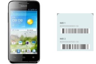 Come vedere il codice IMEI su Ascend G330D U8825D