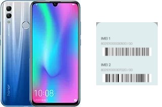 Come vedere il codice IMEI su Honor 10 Lite