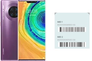 Come vedere il codice IMEI su Mate 30 Pro