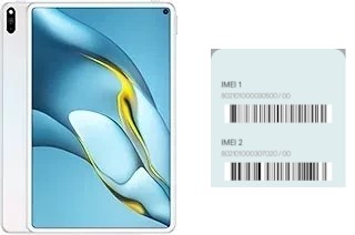 Come vedere il codice IMEI su MatePad Pro 10.8 (2021)