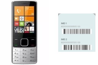 Come vedere il codice IMEI su K6300