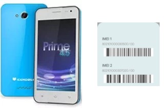 Come vedere il codice IMEI su Prime 4.5