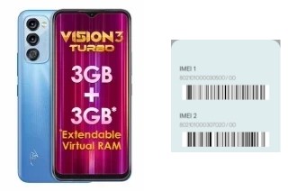 Come vedere il codice IMEI su Vision 3 Turbo