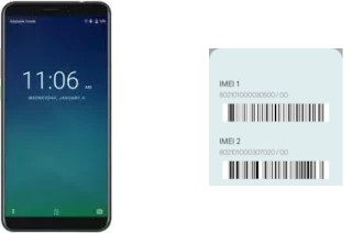 Come vedere il codice IMEI su Keecoo P11