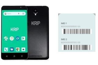 Come vedere il codice IMEI su Krip K5