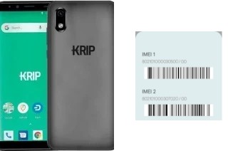 Come vedere il codice IMEI su Krip K7