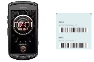 Come vedere il codice IMEI su Torque KC-S701