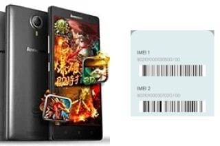 Come vedere il codice IMEI su Lenovo K80