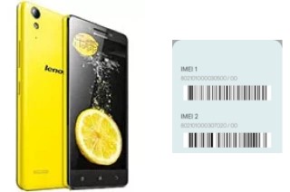 Come vedere il codice IMEI su Lenovo K3