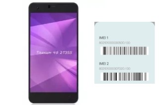 Come vedere il codice IMEI su Titanium 2T355