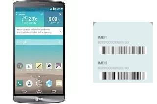 Come vedere il codice IMEI su LG G3