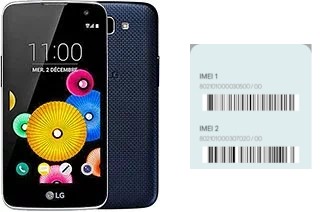 Come vedere il codice IMEI su LG K4