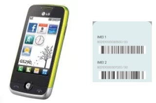 Come vedere il codice IMEI su GS290 Cookie Fresh