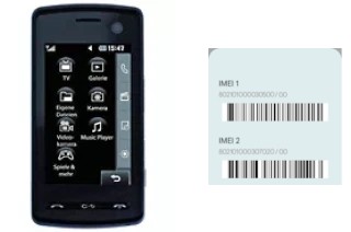 Come vedere il codice IMEI su KB770