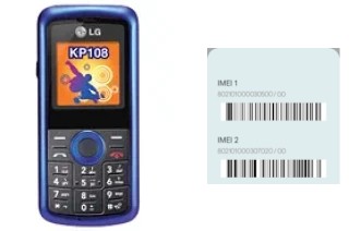 Come vedere il codice IMEI su KP108