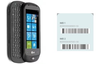 Come vedere il codice IMEI su C900 Optimus 7Q