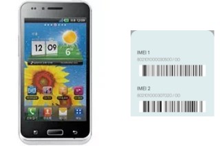 Come vedere il codice IMEI su Optimus Big LU6800