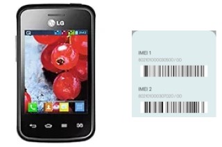 Come vedere il codice IMEI su Optimus L1 II Tri E475