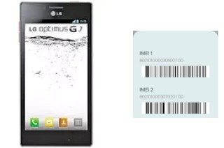 Come vedere il codice IMEI su Optimus GJ E975W