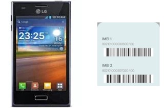 Come vedere il codice IMEI su Optimus L5 E610