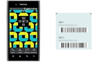 Come vedere il codice IMEI su Prada 3.0