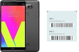 Come vedere il codice IMEI su LG V20