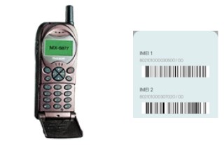 Come vedere il codice IMEI su MX-6877