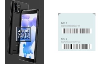 Come vedere il codice IMEI su Astro 55r