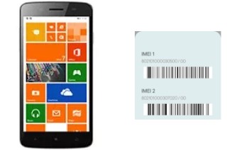 Come vedere il codice IMEI su Canvas Win W121