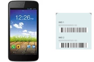 Come vedere il codice IMEI su Canvas A1 AQ4502