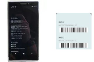 Come vedere il codice IMEI su Lumia 1030