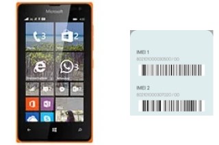 Come vedere il codice IMEI su Lumia 435