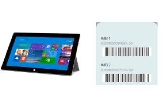 Come vedere il codice IMEI su Surface 2