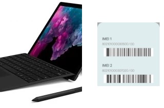 Come vedere il codice IMEI su Surface Pro 6